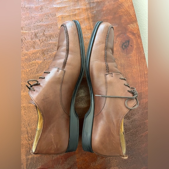 Coach Carleton brown leather lace up Oxfords Preppy Academia Career shoes sz 10 main image 13